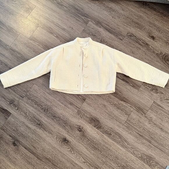 Rebecca Taylor Winter Tweed Crop Jacket - Picture 4 of 10